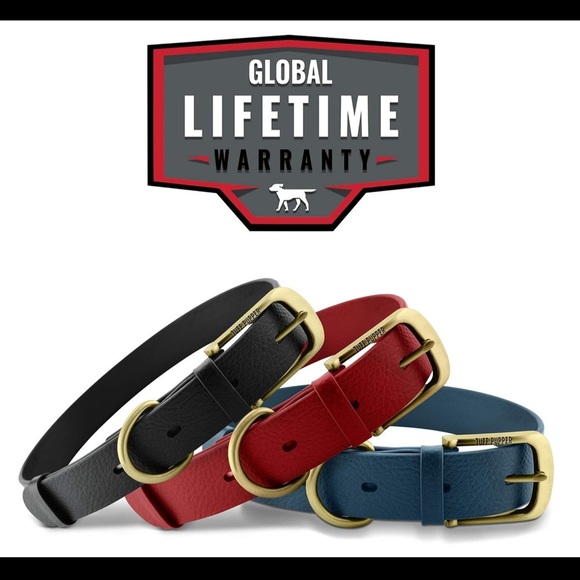 Tuff Pupper Classic Heavy Duty Dog Collar | 10x Stronger Than Leather | RED - Picture 5 of 10